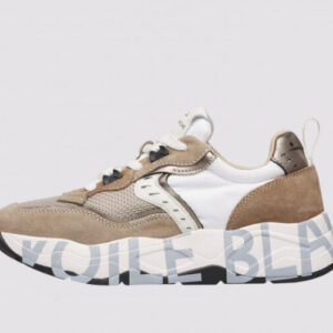 sneaker w6yz club105 marrone/bianco