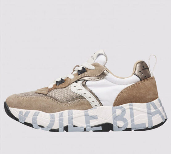 sneaker w6yz club105 marrone/bianco