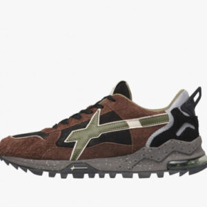 sneaker W6YZ Breeze 3M in pelle e tessuto